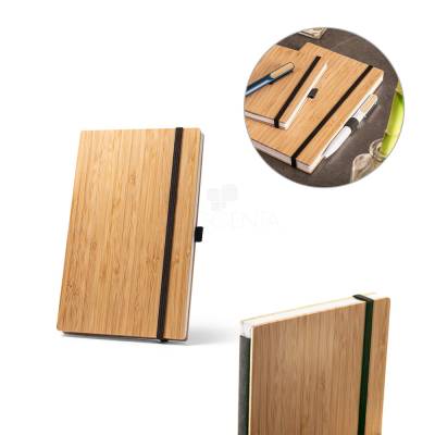 Caderno A5 de Bambu Personalizado 14 x 21 cm