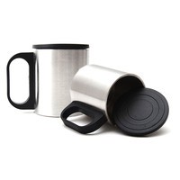 Caneca Inox C/ Tampa 180ml Promocional