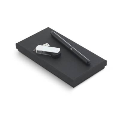 Conjunto de Caneta e Pen drive 8GB Personalizado