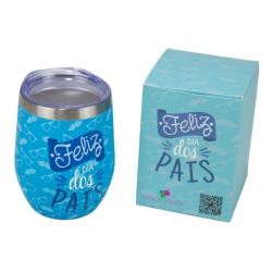 Copo térmico inox 320ml personalizado com gravação uv 360°