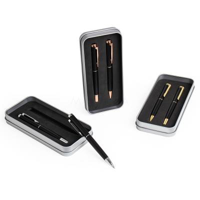 Kit Caneta Esferográfica e Roller para Personalizar