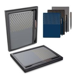 Kit Escritório A5 Capa Em Pu e Caneta Metalica