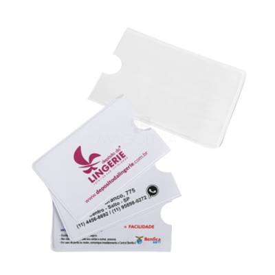 Porta-Cartões em PVC Personalizado